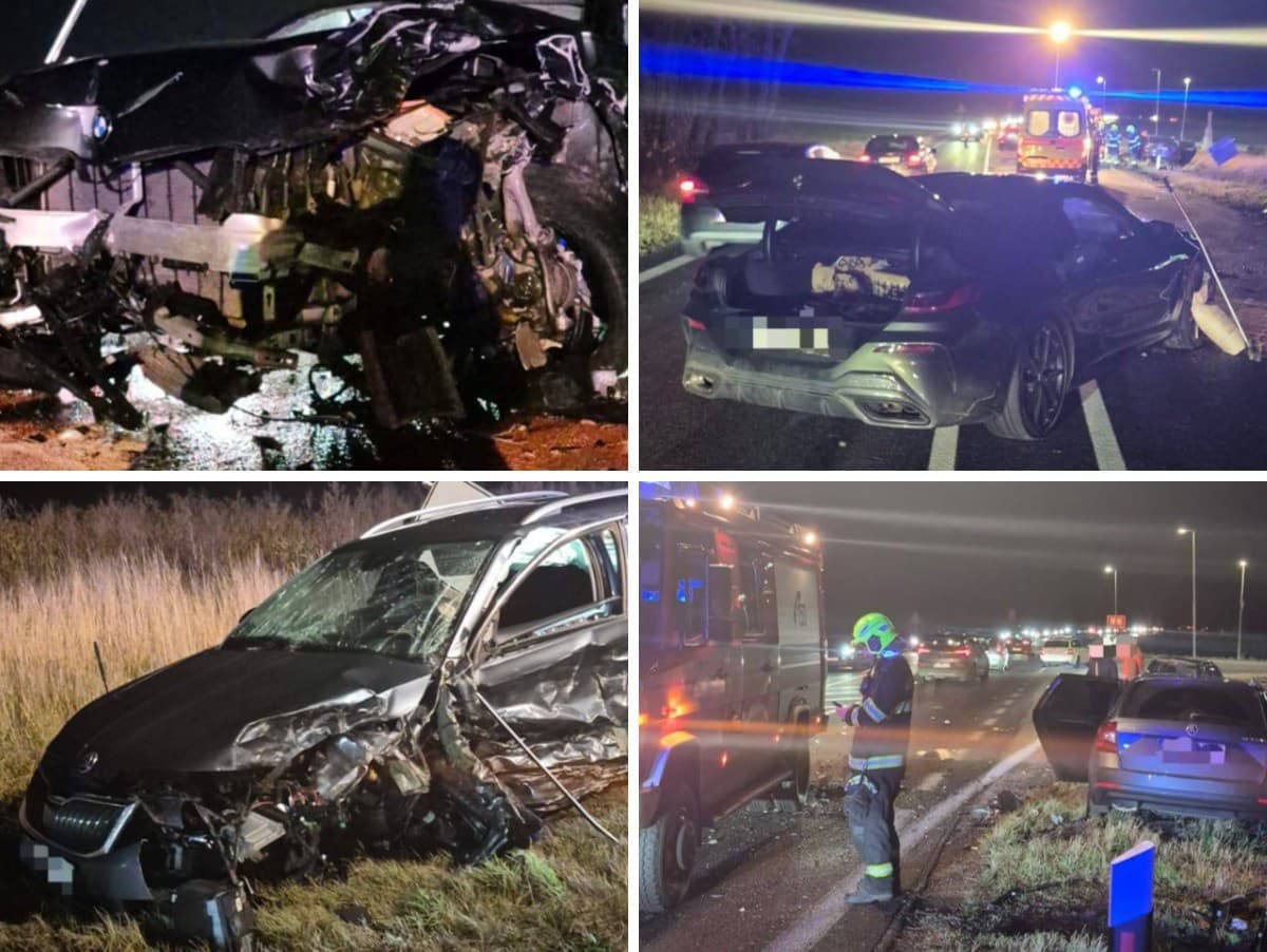 Na ceste do Senca sa zrazili tri autá, premávka obmedzená