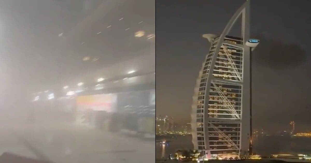 Dubaj zasiahli iránske drony, hotel Burdž al-Arab v plameňoch