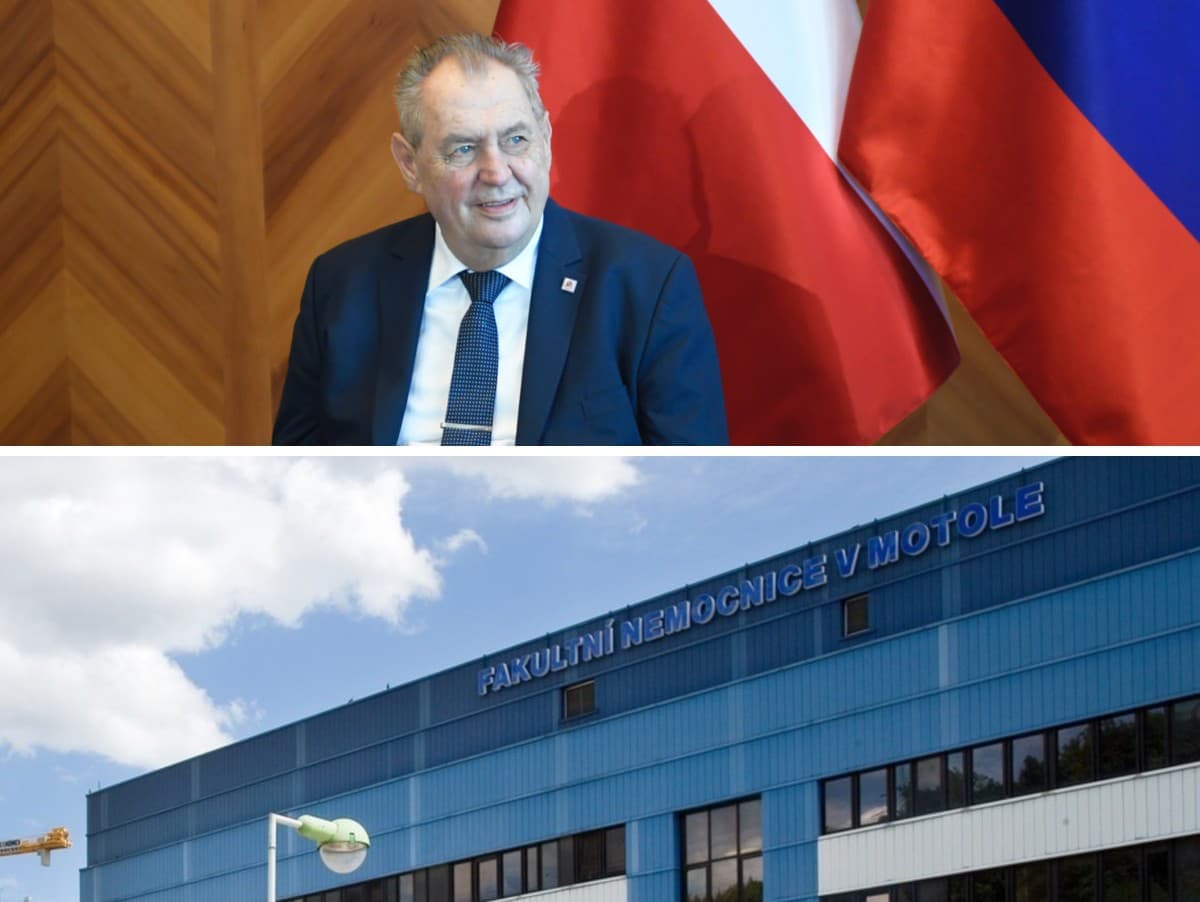 Miloš Zeman podstúpil operáciu, jeho stav je stabilizovaný