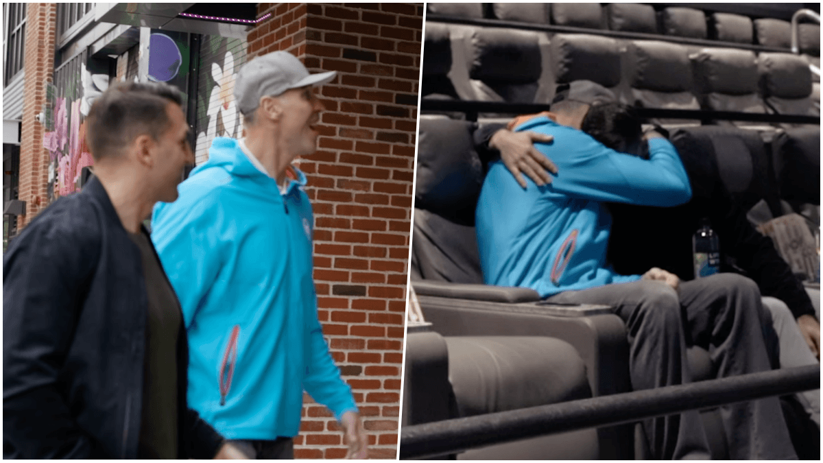 Zdeno Chára slzami šťastia v kine: Prekvapenie od Patrice Bergerona