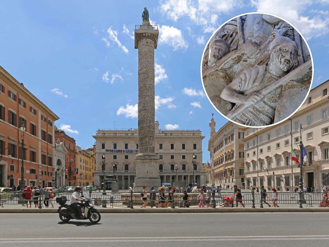 Reštaurácia stĺpa Marka Aurélia: Po 40 rokoch opäť žiari