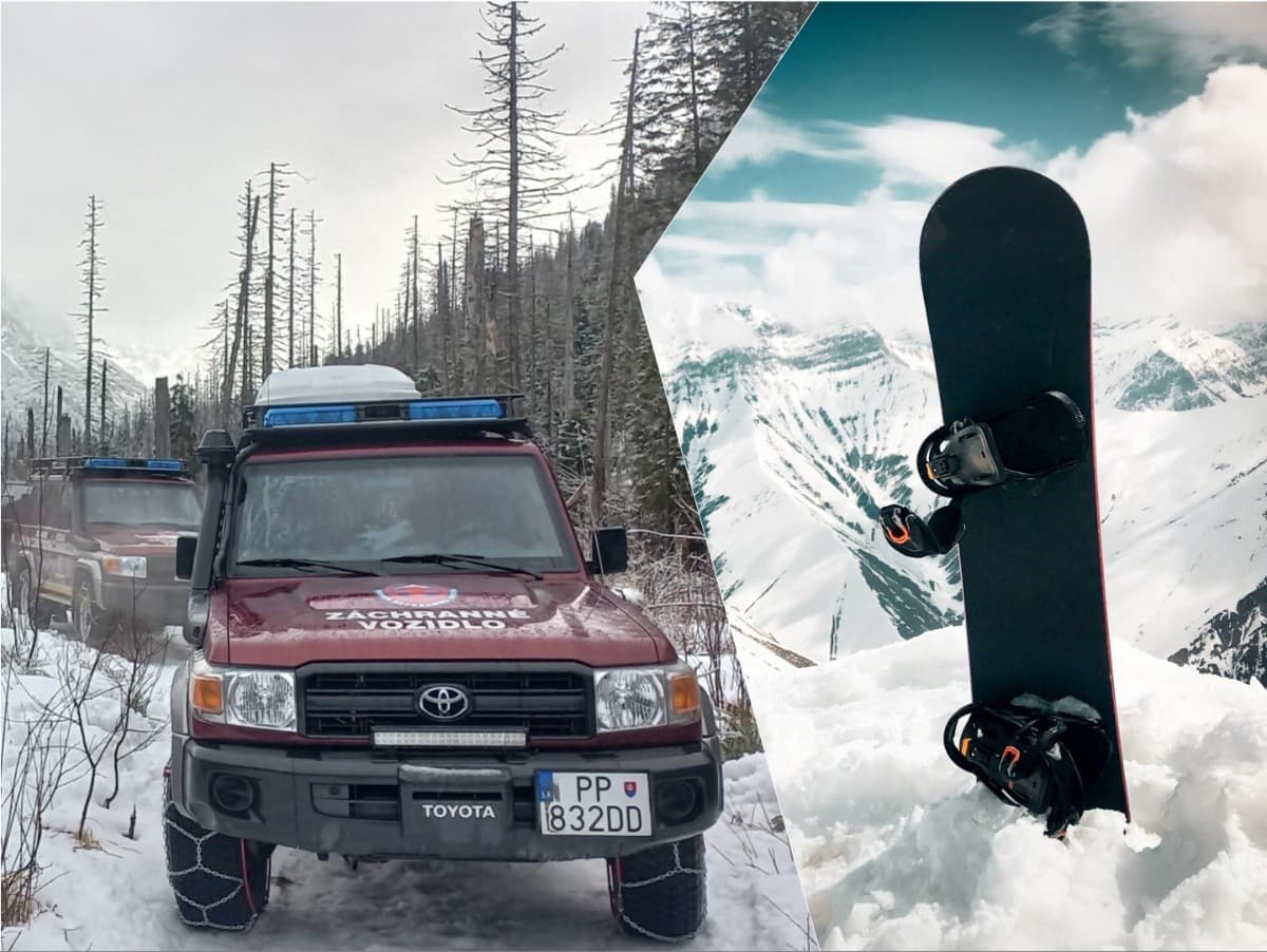 Horskí záchranári pomohli maďarskému snowboardistovi v Nízkych Tatrách